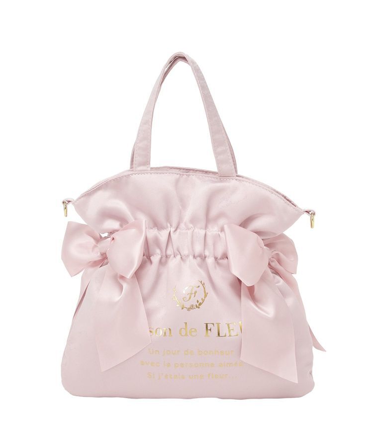 Maison de FLEUR「ダブルリボン2Wayトートバッグ」|トートバッグ|