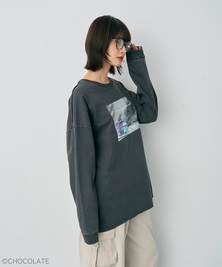 YECCA VECCA「【Whippi&Wrappi】プリントロンTee①」|Tシャツ・カットソー|