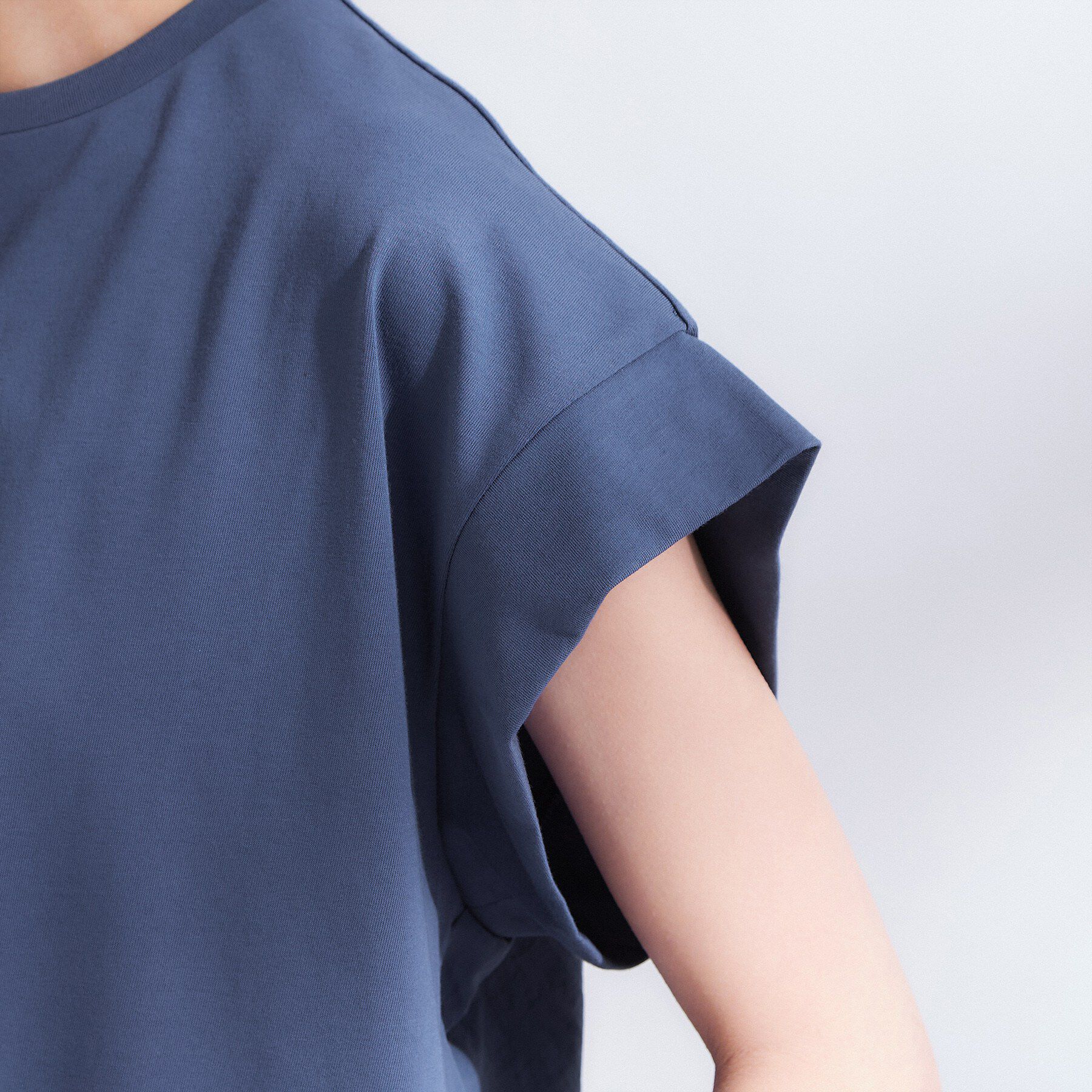 OPAQUE.CLIP「【接触冷感】バックフレアドッキングカットソー《洗濯機OK》」|Tシャツ・カットソー|