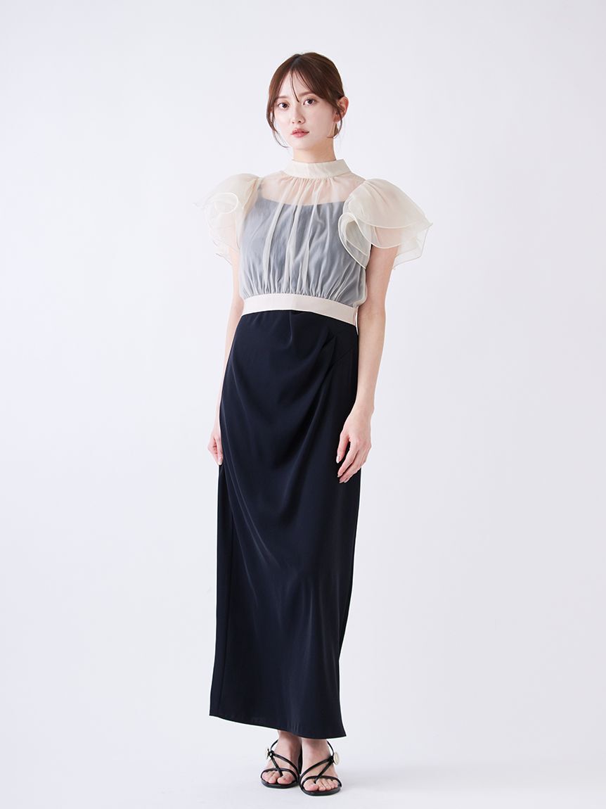 SNIDEL「ボレロセットキャミワンピース」|ドレス|
