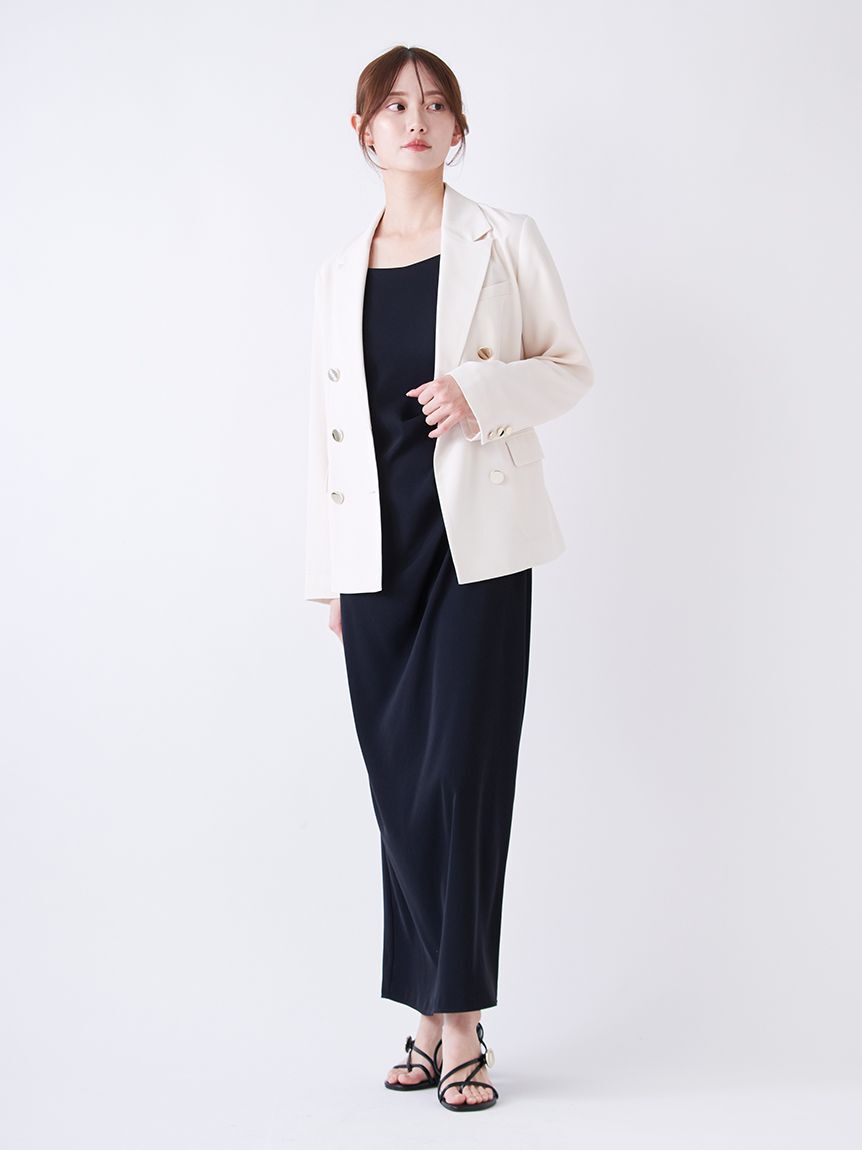 SNIDEL「ボレロセットキャミワンピース」|ドレス|