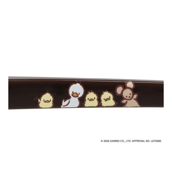  「Zoff｜POCHACCO ウェリントン型 メガネ | ラバーテンプル ズレ落ち防止 読書 ビジネス レンズ交換券付」|メガネ|