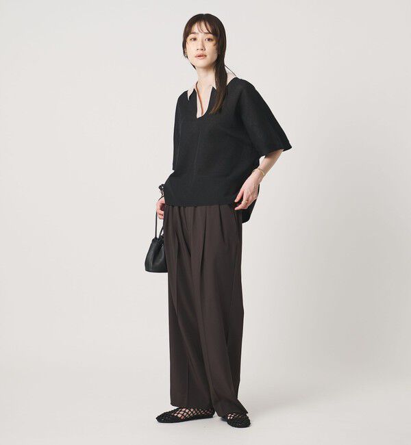UNITED ARROWS「スキッパー ドルマンスリーブ ニット ‐ウォッシャブル‐」|ニット・セーター|