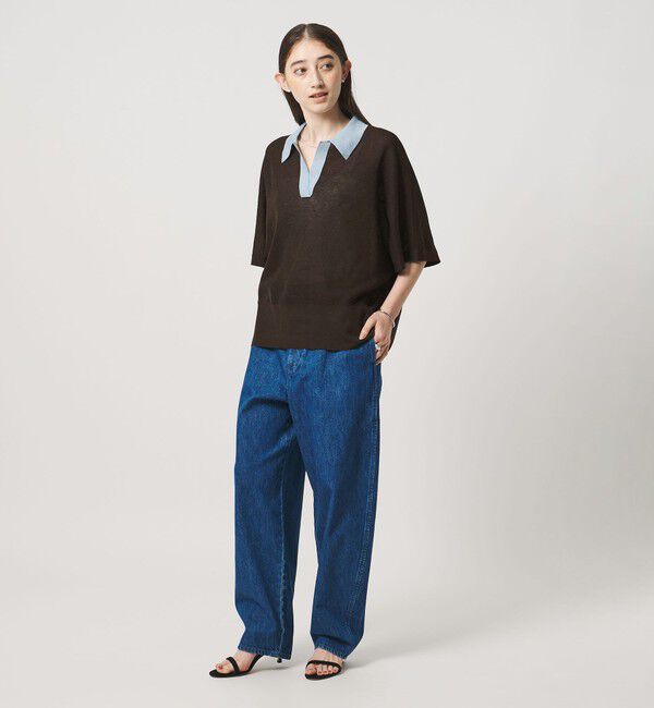 UNITED ARROWS「スキッパー ドルマンスリーブ ニット ‐ウォッシャブル‐」|ニット・セーター|
