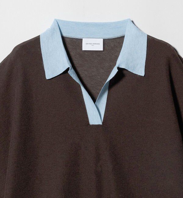 UNITED ARROWS「スキッパー ドルマンスリーブ ニット ‐ウォッシャブル‐」|ニット・セーター|