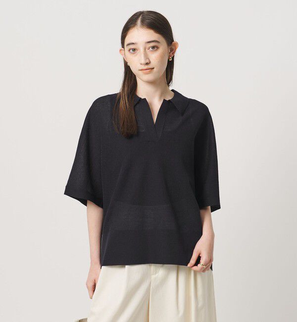 UNITED ARROWS「スキッパー ドルマンスリーブ ニット ‐ウォッシャブル‐」|ニット・セーター|