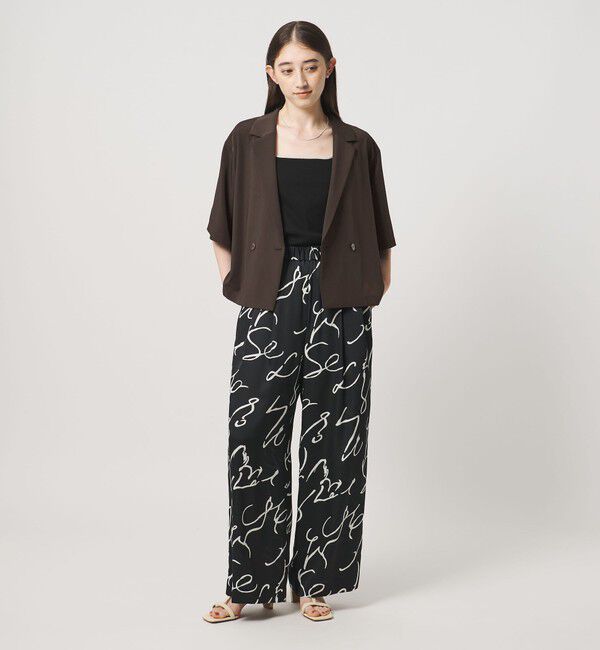 UNITED ARROWS「ツイル ハーフスリーブ シャツ ジャケット ‐ストレッチ 防シワ 接触冷感‐」|シャツ・ブラウス|