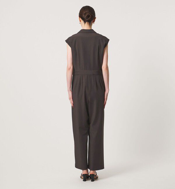 UNITED ARROWS「ツイル オールインワン ‐ストレッチ 防シワ 接触冷感‐」|オールインワン|