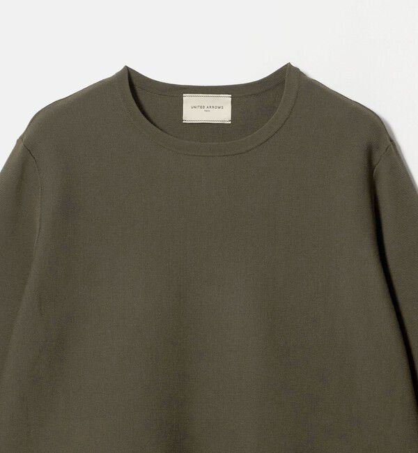 UNITED ARROWS「オーガンジー レース コンビ ニット ‐ウォッシャブル‐」|ニット・セーター|