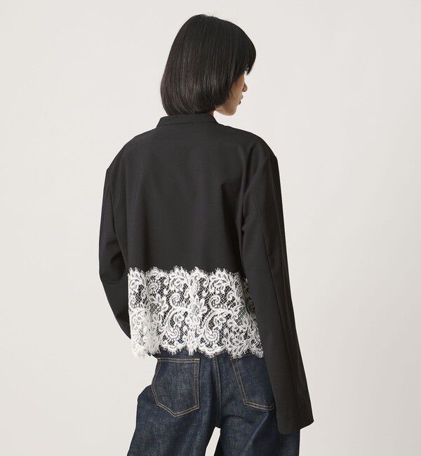 AEWEN MATOPH「＜AEWEN MATOPH＞レース コンビ シャツブラウス」|シャツ・ブラウス|