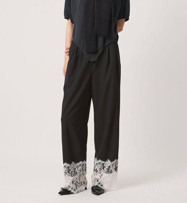 AEWEN MATOPH「＜AEWEN MATOPH＞レース コンビ パンツ」|その他|BLACK