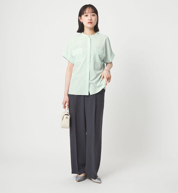 UNITED ARROWS green label relaxing「Breeze Cool ポケット シャツ マシンウォッシャブル 吸水速乾 通気性 UVカット」|シャツ・ブラウス|