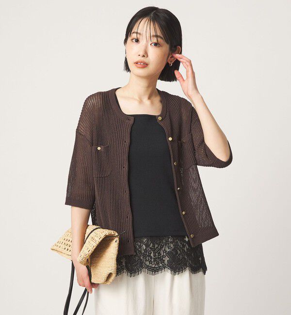 UNITED ARROWS green label relaxing「スソ レース タンクトップ」|タンクトップ|
