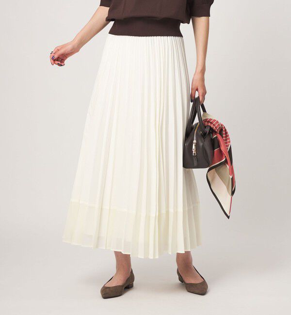 UNITED ARROWS green label relaxing「［size SHORTあり］キリカエ プリーツ スカート」|スカート|