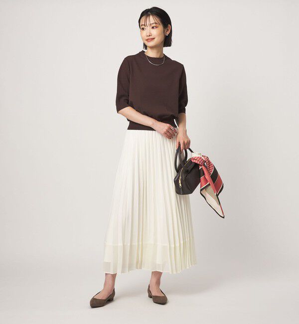 UNITED ARROWS green label relaxing「［size SHORTあり］キリカエ プリーツ スカート」|スカート|