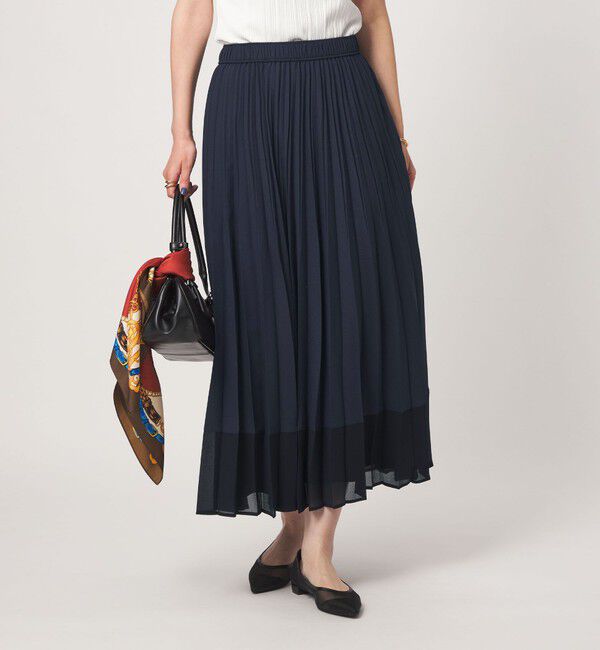 UNITED ARROWS green label relaxing「［size SHORTあり］キリカエ プリーツ スカート」|スカート|