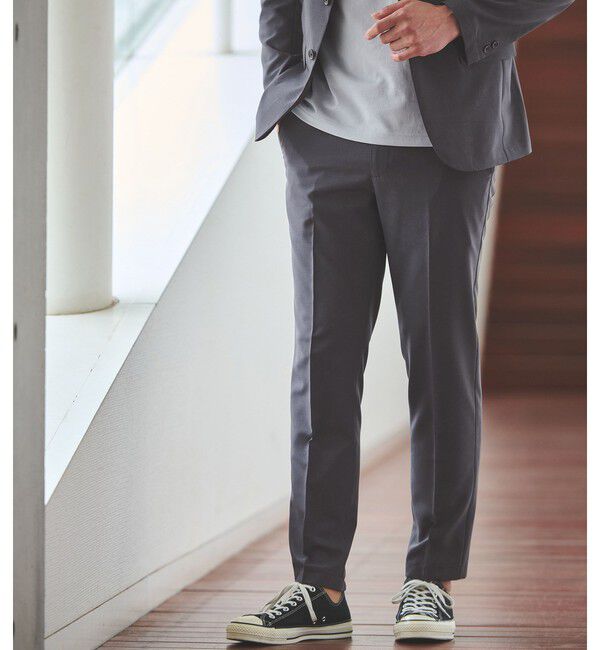 UNITED ARROWS green label relaxing「【WEB限定】JUST fit ドライポリエステル ナロー セットアップ -吸水速乾-」|テーラードジャケット|