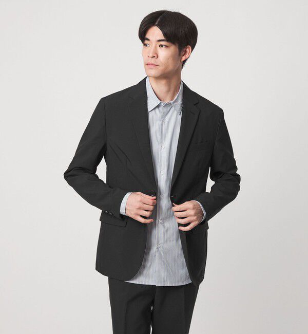 UNITED ARROWS green label relaxing「【WEB限定】JUST fit ドライポリエステル ナロー セットアップ -吸水速乾-」|テーラードジャケット|