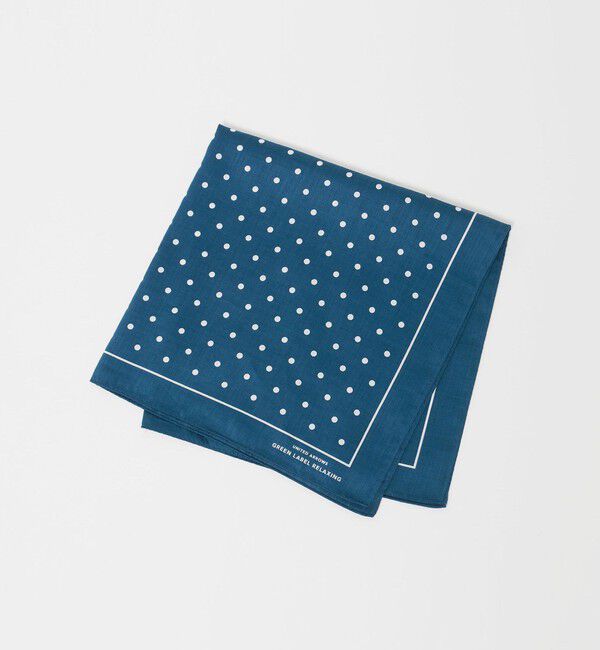 UNITED ARROWS green label relaxing「GLR サテン ドット ハンカチ」|ハンカチ|ROYAL