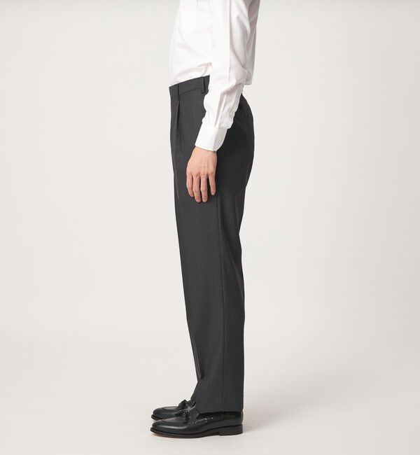 UNITED ARROWS green label relaxing「GUABELLO ドビー HX 1プリーツ スーツパンツ」|スーツ|