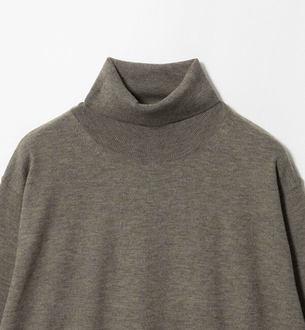 UNITED ARROWS green label relaxing「【WEB限定】JUST fit ハイゲージ ジャケイン タートルネック ニット」|ニット・セーター|