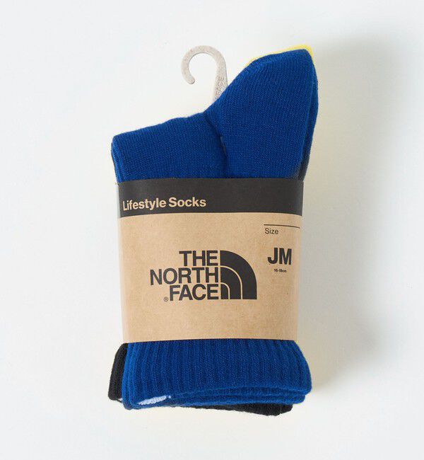 UNITED ARROWS green label relaxing「＜THE NORTH FACE＞ロゴ 3P クルーソックス / キッズ 16cm-18cm」|ソックス|