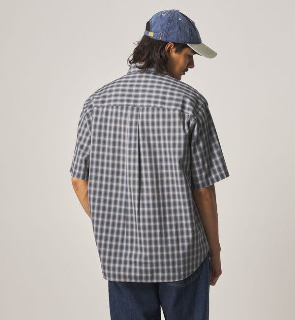 STEVEN ALAN「＜Steven Alan＞ オンブレー チェック レギュラーカラー シャツ」|シャツ・ブラウス|