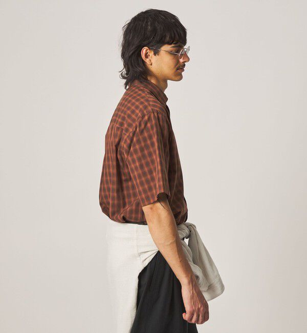 STEVEN ALAN「＜Steven Alan＞ オンブレー チェック レギュラーカラー シャツ」|シャツ・ブラウス|