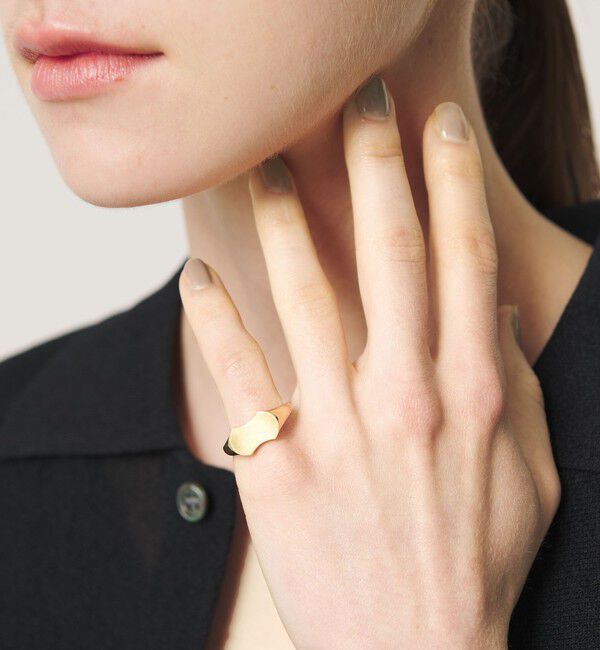 BEAUTY&YOUTH UNITED ARROWS「＜eoa＞オーヴァル ピンキー リング ゴールドプレーテッド」|リング|