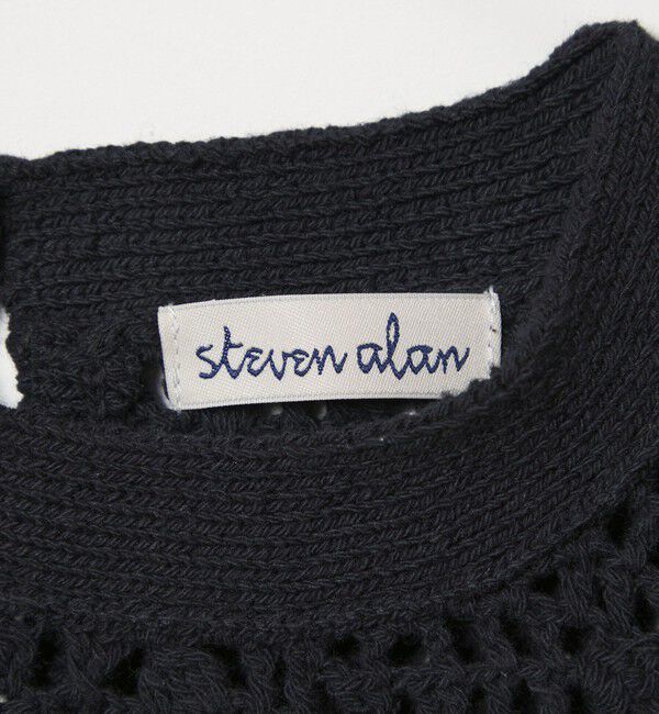 STEVEN ALAN「＜Steven Alan＞ハンド ニット ショートスリーブ プルオーバー」|ニット・セーター|