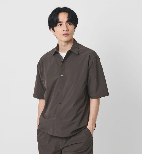 BEAUTY&YOUTH UNITED ARROWS「360&deg;MASTER ICE ショートスリーブ シャツ セットアップ対応 接触冷感 ストレッチ 撥水 UVカット」|シャツ・ブラウス|