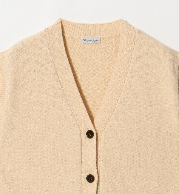 STEVEN ALAN「＜Steven Alan＞コットン ナイロン Vネック ベスト」|ベスト・ジレ|
