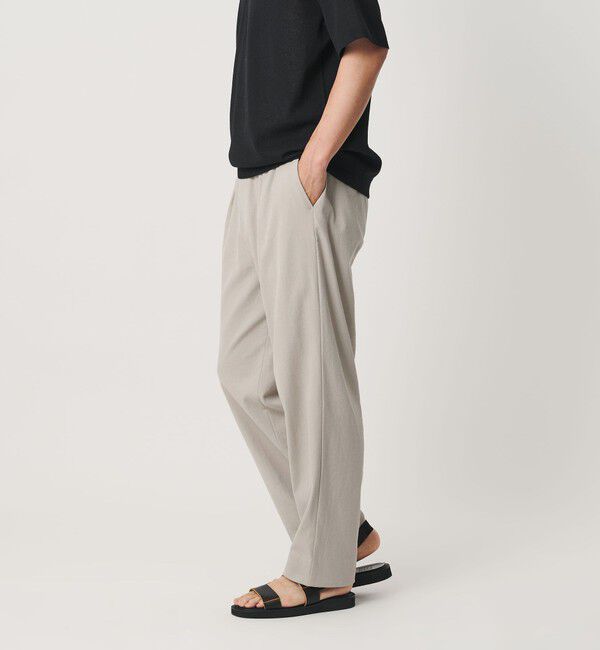 BEAUTY&YOUTH UNITED ARROWS「フラックス オックス バルーン イージー パンツ NO.9 ヨコストレッチ 吸水速乾 透け防止」|チノ|