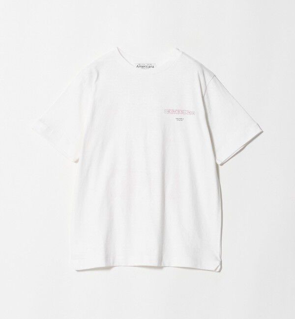 BEAUTY&YOUTH UNITED ARROWS「＜Americana＞ロゴ プリント Tシャツ」|Tシャツ・カットソー|