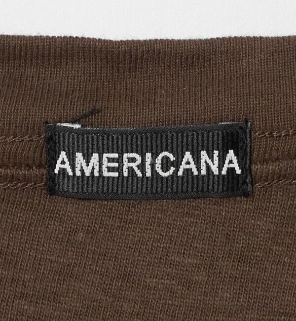 BEAUTY&YOUTH UNITED ARROWS「＜Americana＞ロゴ プリント Tシャツ」|Tシャツ・カットソー|