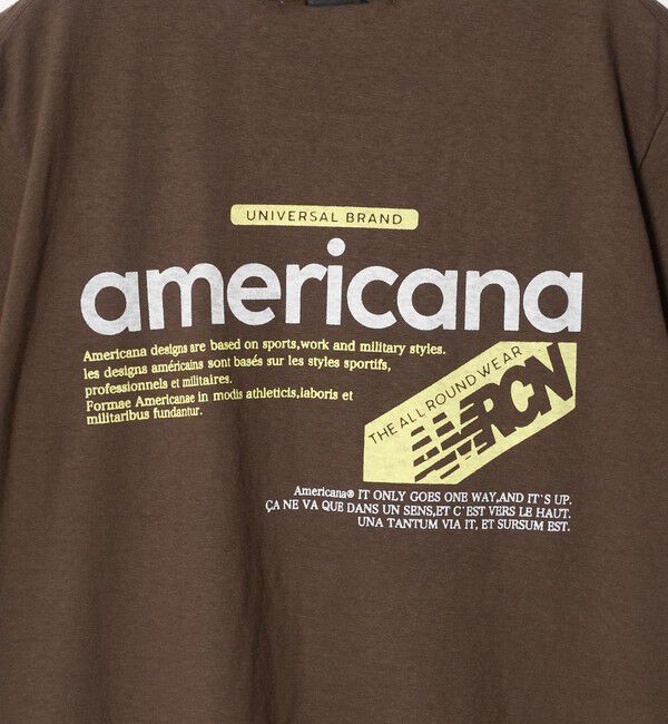 BEAUTY&YOUTH UNITED ARROWS「＜Americana＞ロゴ プリント Tシャツ」|Tシャツ・カットソー|