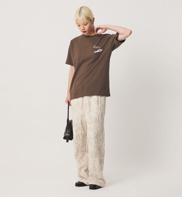 BEAUTY&YOUTH UNITED ARROWS「＜Americana＞ロゴ プリント Tシャツ」|Tシャツ・カットソー|