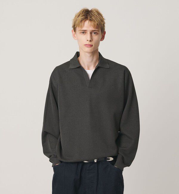 BEAUTY&YOUTH UNITED ARROWS「メランジ ミラノ スキッパー ニット ウォッシャブル」|ニット・セーター|