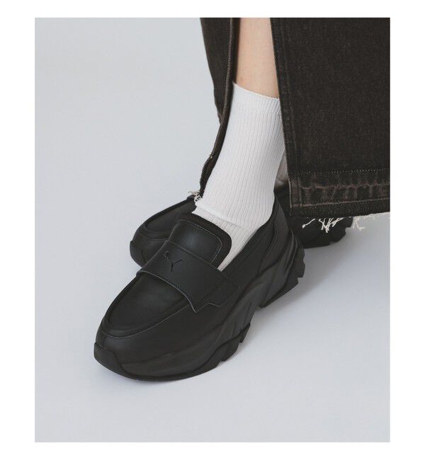 Ray BEAMS 「【WEB限定】PUMA / ウィメンズ ローファー」|スニーカー|ﾌﾟｰﾏﾌﾞﾗｯｸ