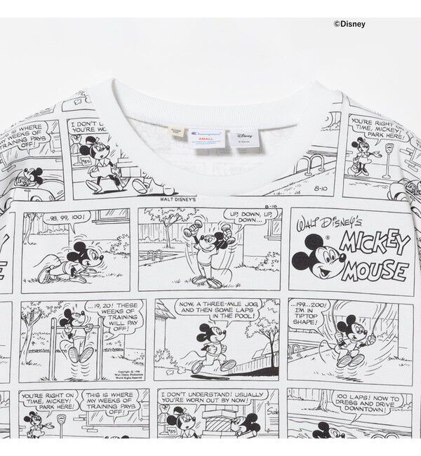 BEAMSBOY「【別注】Champion / ミッキーマウス＆ミニーマウス / Tシャツ」|Tシャツ・カットソー|