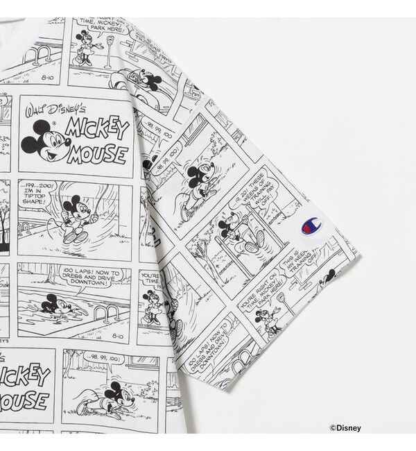 BEAMSBOY「【別注】Champion / ミッキーマウス＆ミニーマウス / Tシャツ」|Tシャツ・カットソー|