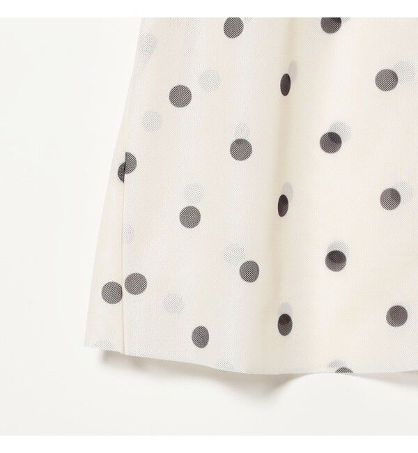 Demi-Luxe BEAMS 「BAUM UND PFERDGARTEN / JONIE メッシュ ドット シャツ」|Tシャツ・カットソー|