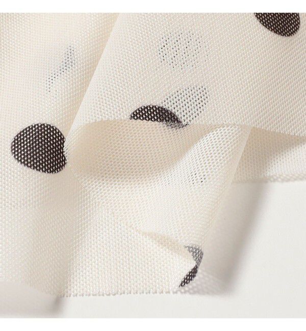 Demi-Luxe BEAMS 「BAUM UND PFERDGARTEN / JONIE メッシュ ドット シャツ」|Tシャツ・カットソー|