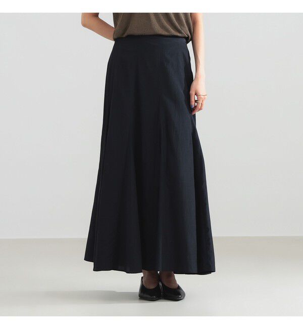Demi-Luxe BEAMS 「コットン アセテート フレアスカート」|スカート|