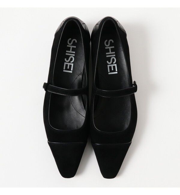 Demi-Luxe BEAMS 「SHISEI / CHISEL TOE BICOLOR メリージェーン パンプス」|パンプス|