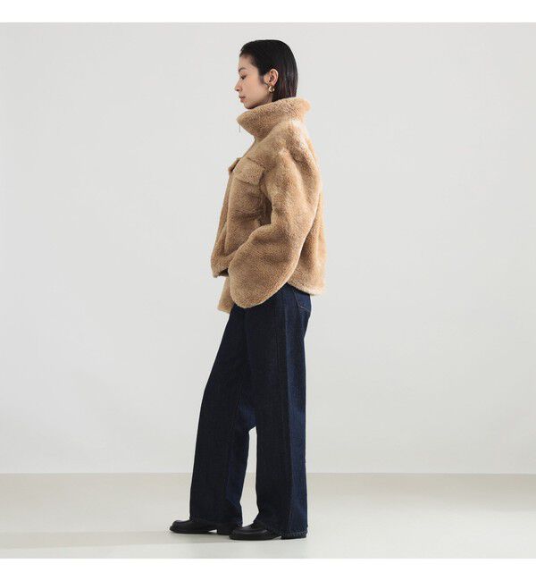 Demi-Luxe BEAMS 「ORR / シアリング ハイネック ブルゾン」|ブルゾン・スタジャン|