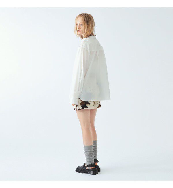 Ray BEAMS 「ネクタイ セット ビッグシャツ」|シャツ・ブラウス|