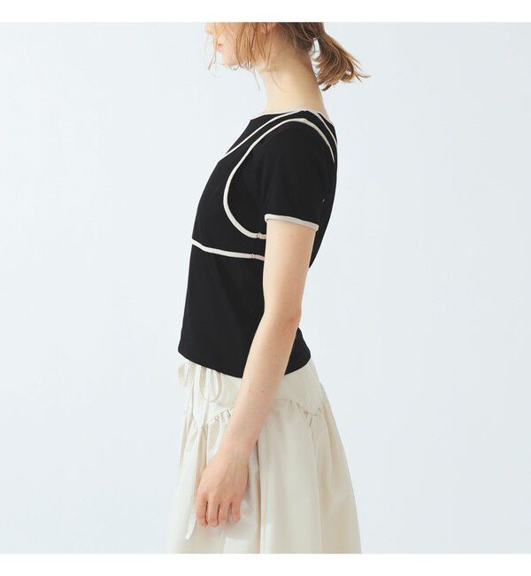 Ray BEAMS 「パイピング タンクトップ レイヤー Tシャツ」|Tシャツ・カットソー|