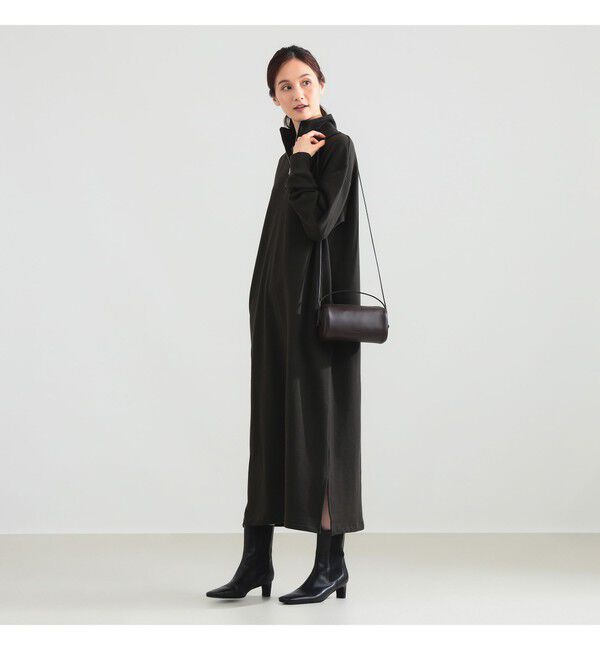 Demi-Luxe BEAMS 「【別注】SLOANE / 裏毛 ハーフジップ ワンピース」|ワンピース|
