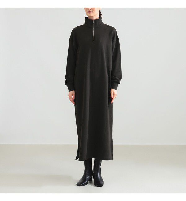 Demi-Luxe BEAMS 「【別注】SLOANE / 裏毛 ハーフジップ ワンピース」|ワンピース|